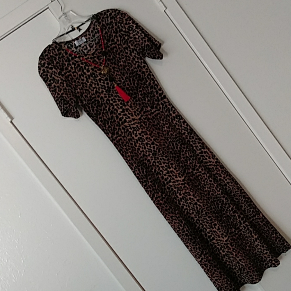Leopard print dress